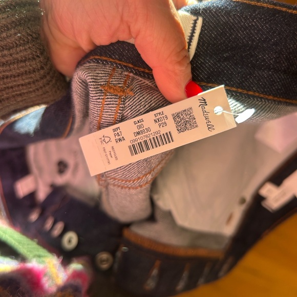 Madewell Dark Blue Flare Jeans - Picture 9 of 9